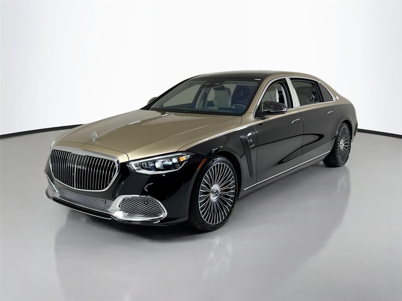 Used 2025 Kalahari Gold/Obsidian Black Mercedes-Benz Maybach S 680 | Mansory Trim | Factory Two Tone | $282k MSRP image 62
