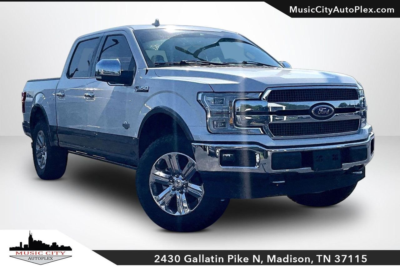 Used 2018 WHITE PLATINUM METALLIC TC Ford King Ranch image 1