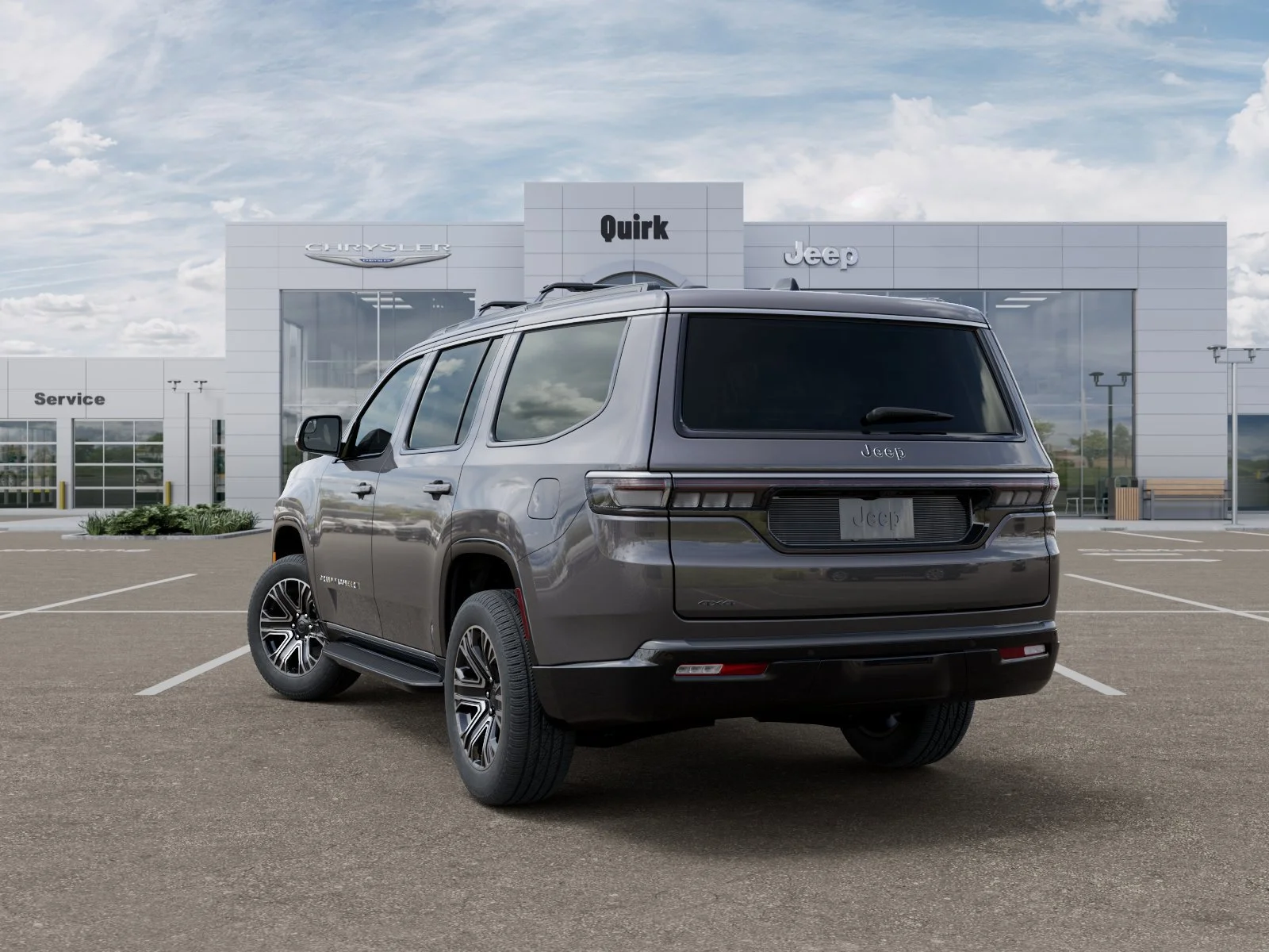New 2026 Baltic-Gray Metallic Clear-Coat Exterior Paint Jeep BASE image 3