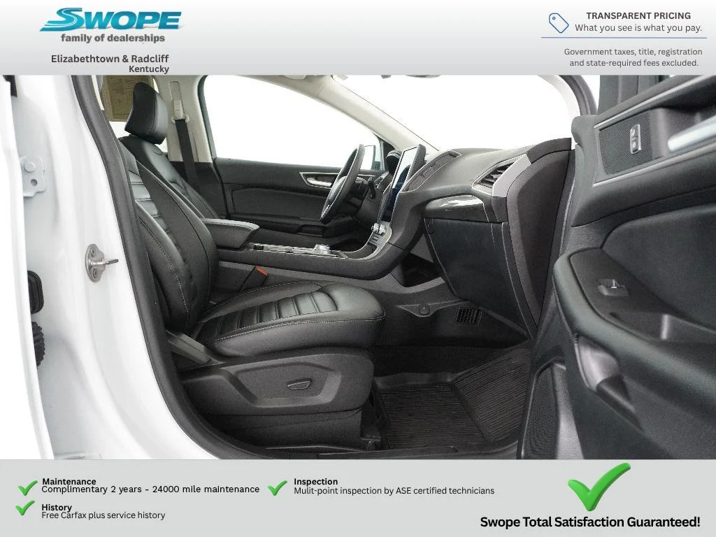 Certified Used 2023 OXFORD WHITE Ford SEL image 10