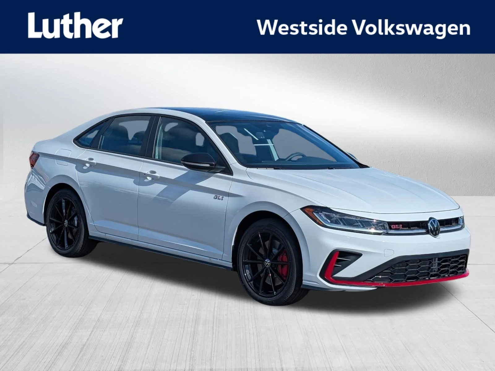 New 2026 Pure White w/Deep Black Roof Volkswagen Autobahn image 1