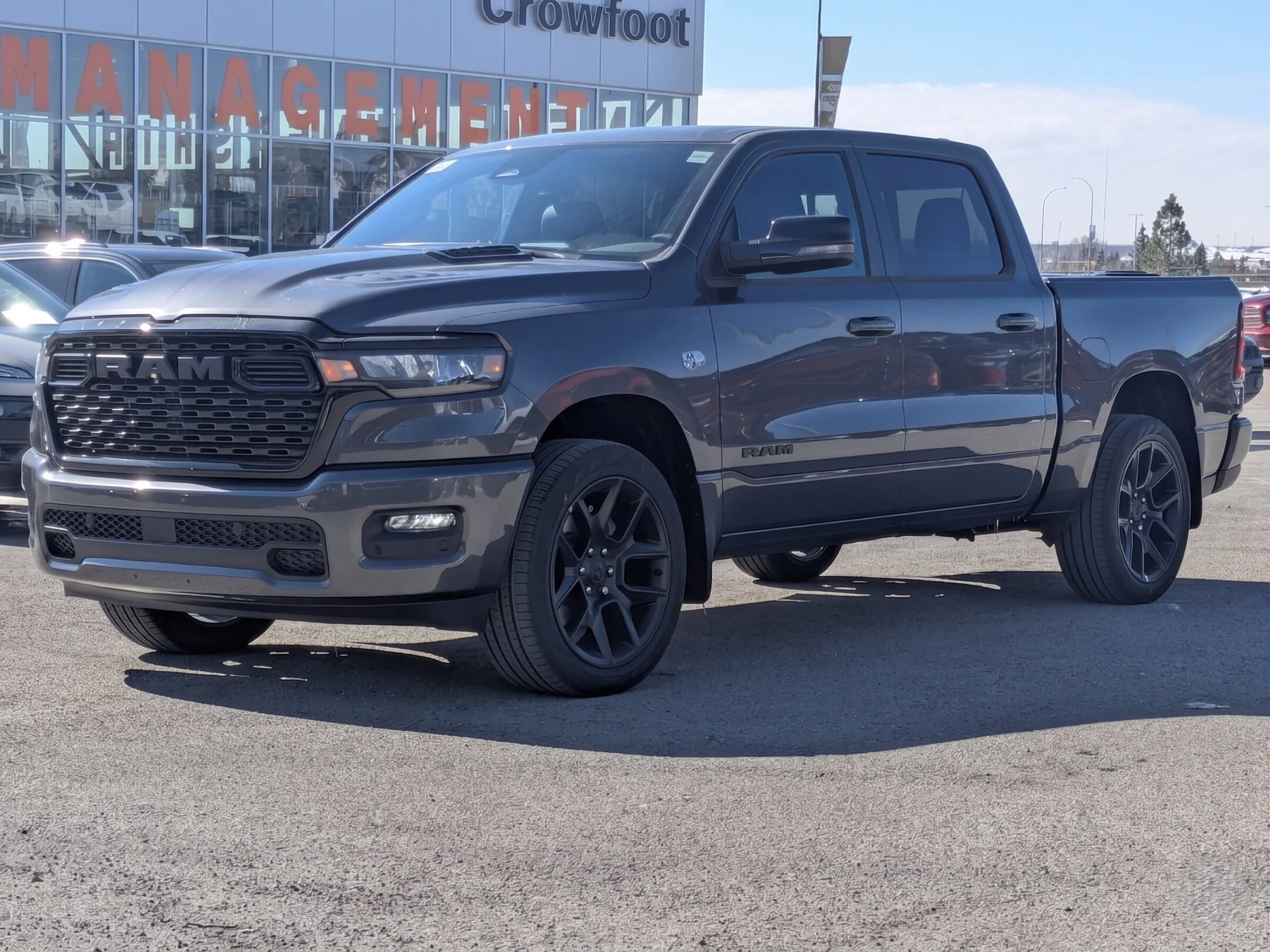 New 2026 Grey RAM Sport - - Night Edition - Level 1 Grp - Pano Sunroof - Harman/Kardon Audio & More! image 4