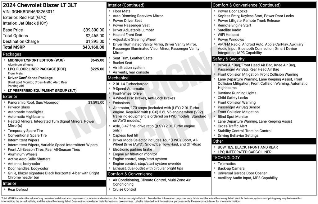 Certified Used 2024 Red Chevrolet LT image 26