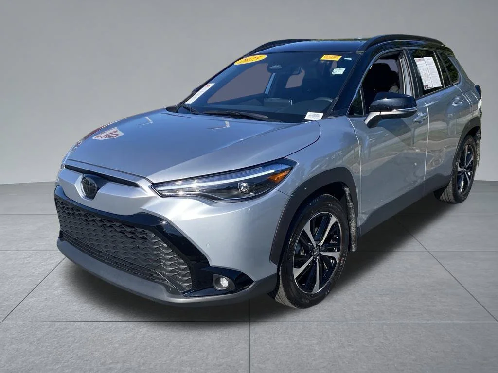 Used 2025 Silver Toyota Hybrid XSE image 2