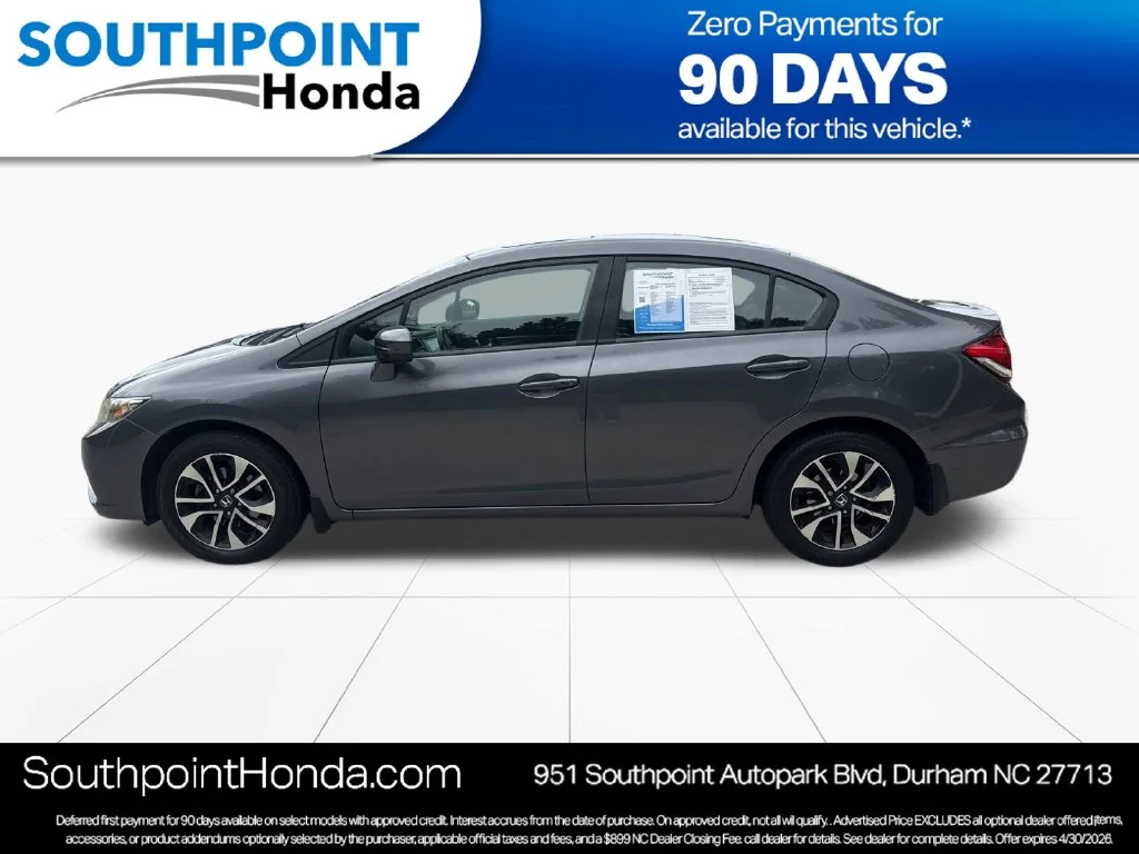 Used 2014 Modern Steel Metallic Honda EX image 4