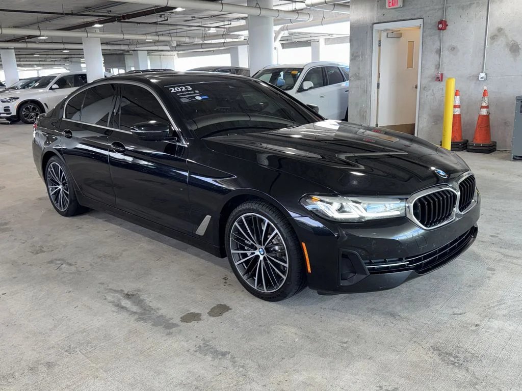 Used 2023 Black BMW 530i image 2