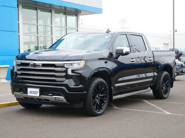 Used 2024 Chevrolet Silverado 1500 High Country with VIN 1GCUDJE87RZ218827 for sale in Roseville, Minnesota