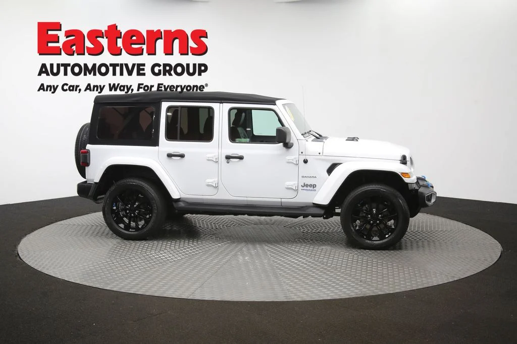 Used 2022 White Jeep Unlimited Sahara 4xe image 47