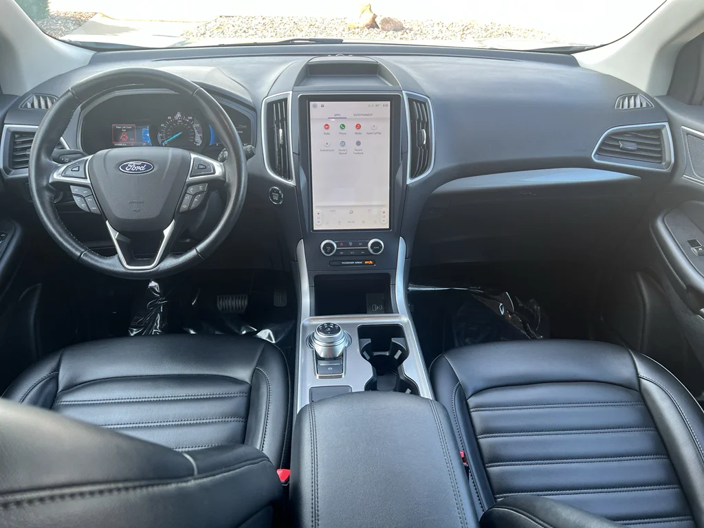 Used 2023 Iconic Silver Metallic Ford SEL image 2