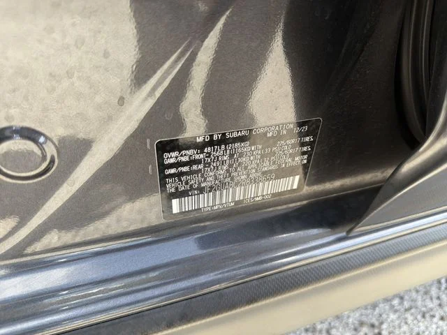 Used 2024 Gray Subaru Base image 31