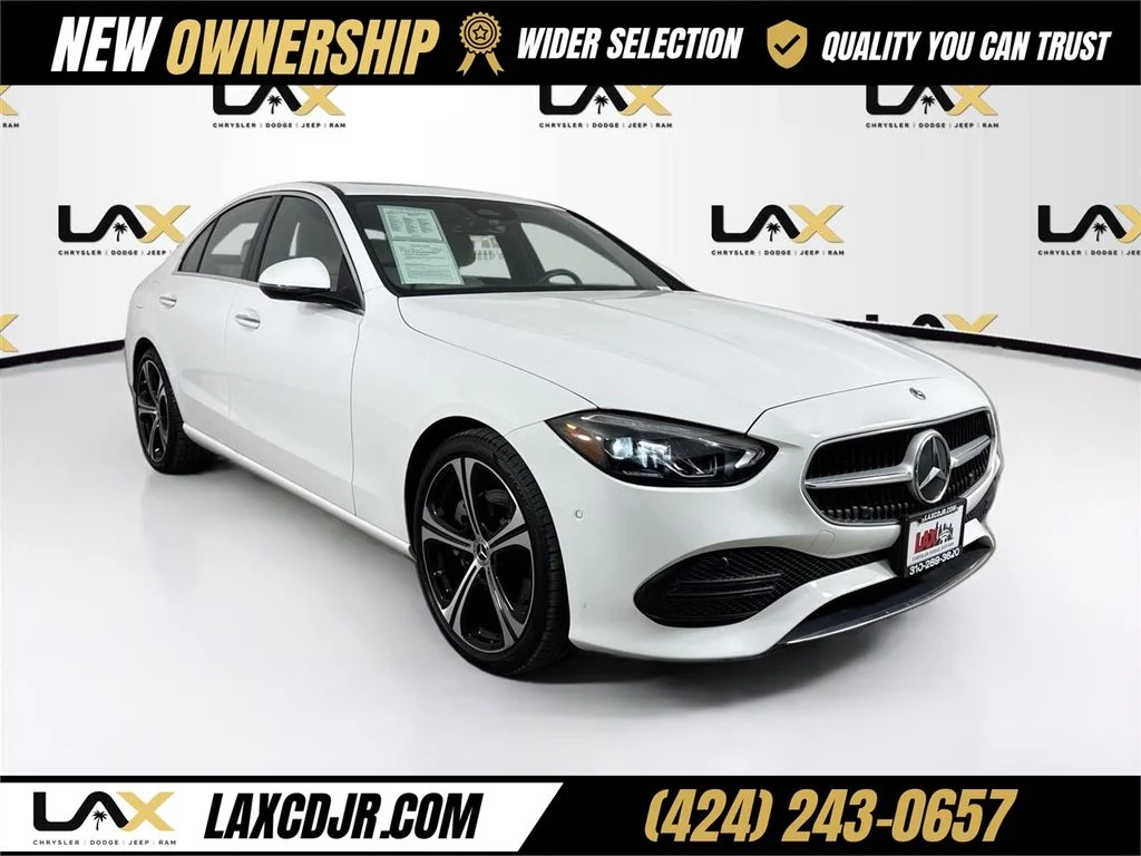 Used 2024 White Mercedes-Benz C 300 image 1