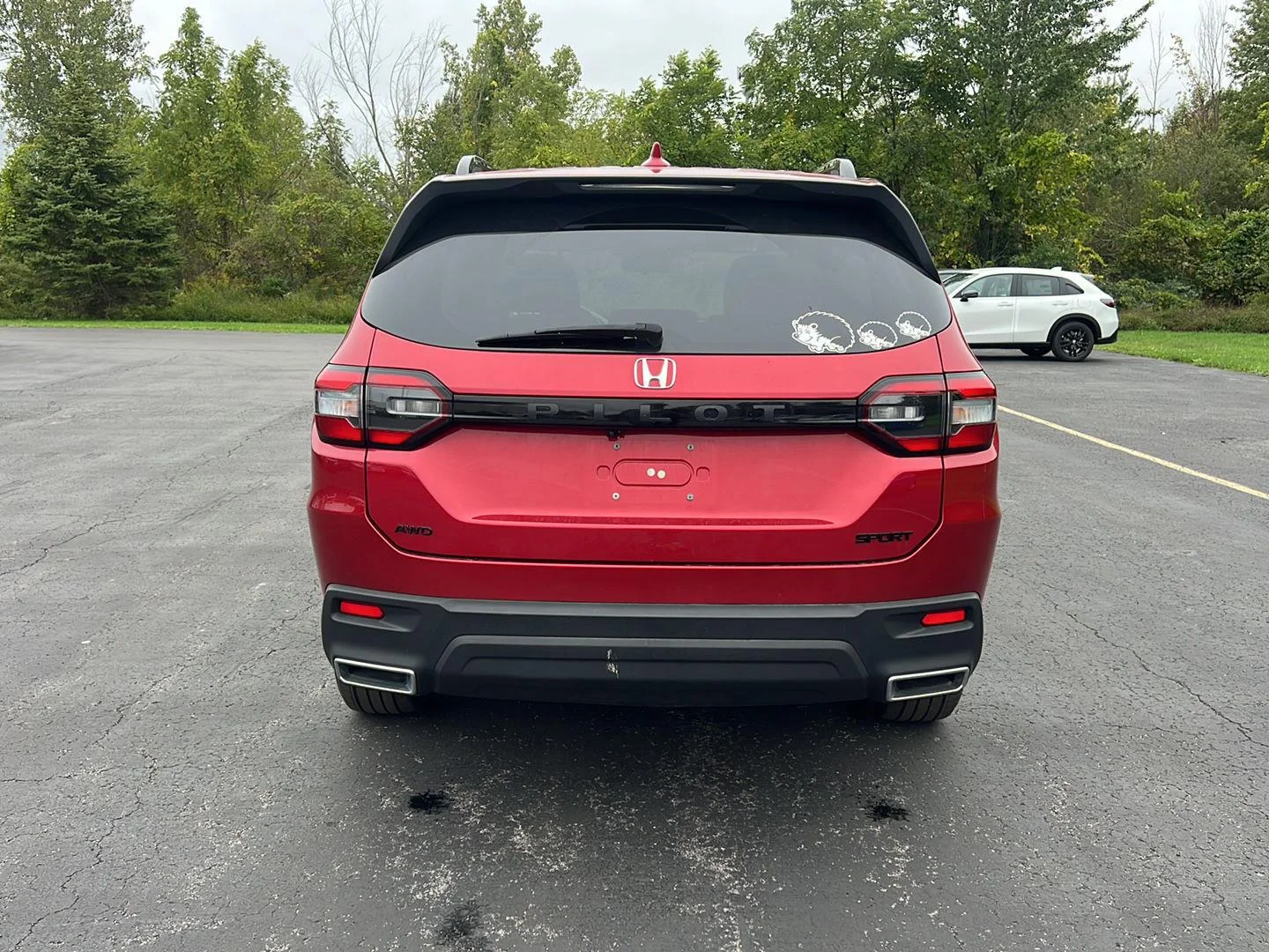 Used 2025 Radiant Red Metallic II Honda Sport image 6