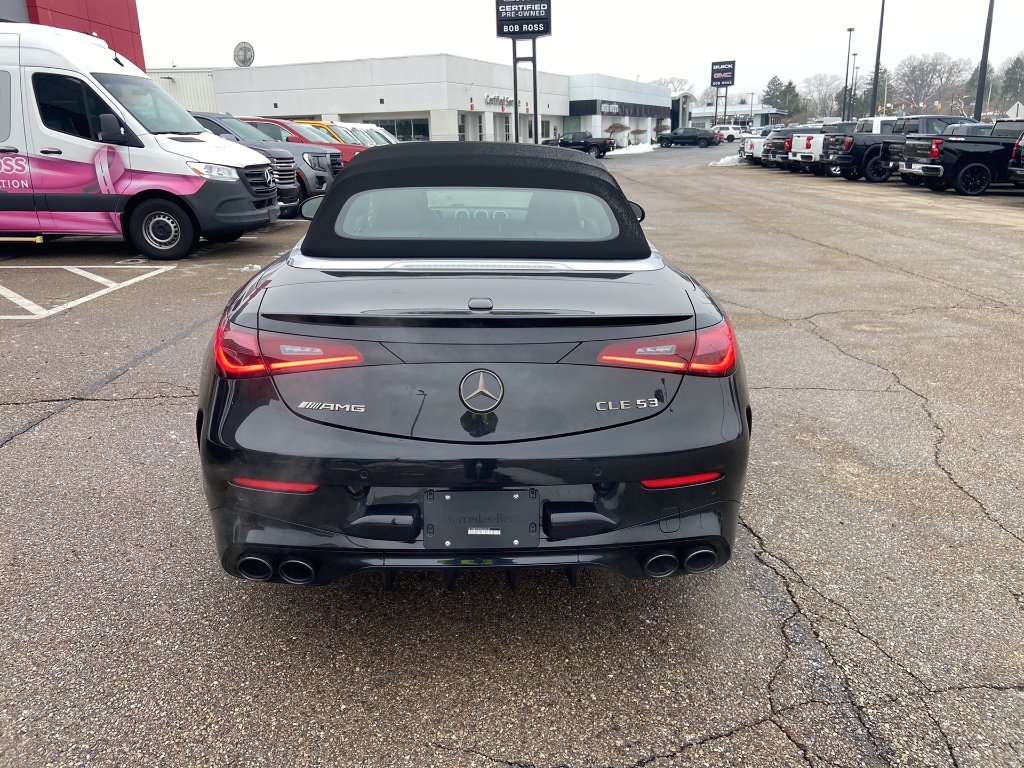 Certified Used 2025 Obsidian Black Metallic Mercedes-Benz AMG® CLE 53 image 3