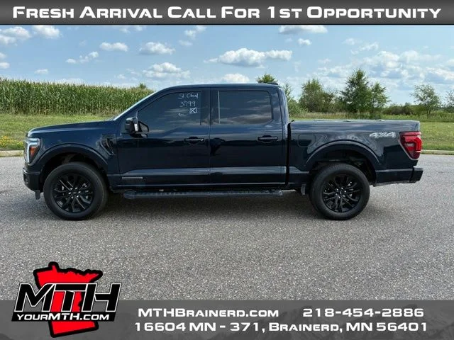 Certified Used 2025 Blue Ford Lariat image 5