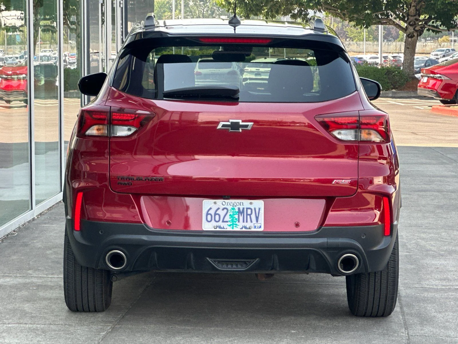 Used 2021 Scarlet Red Metallic Chevrolet RS image 4