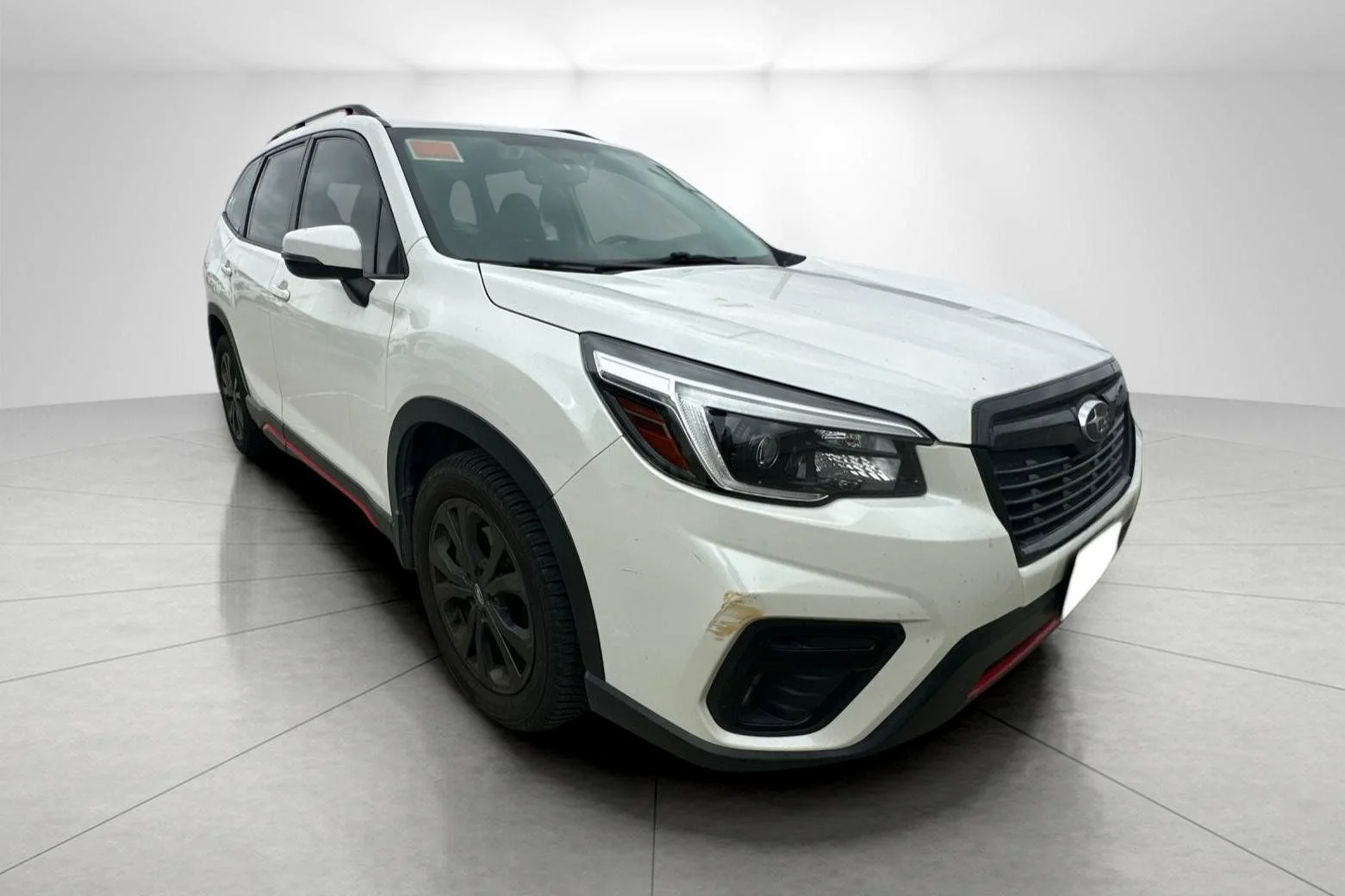 Used 2021 Crystal White Pearl Subaru Sport image 1