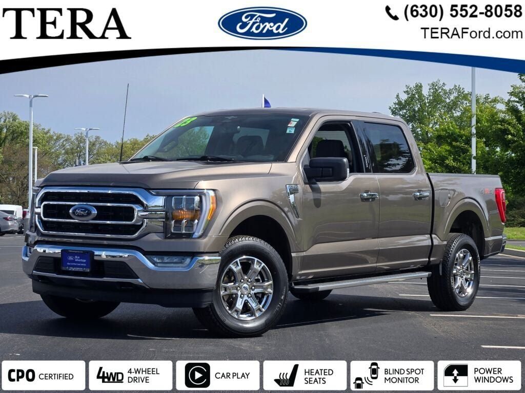Certified Used 2023 Stone Gray Metallic Ford XLT image 1