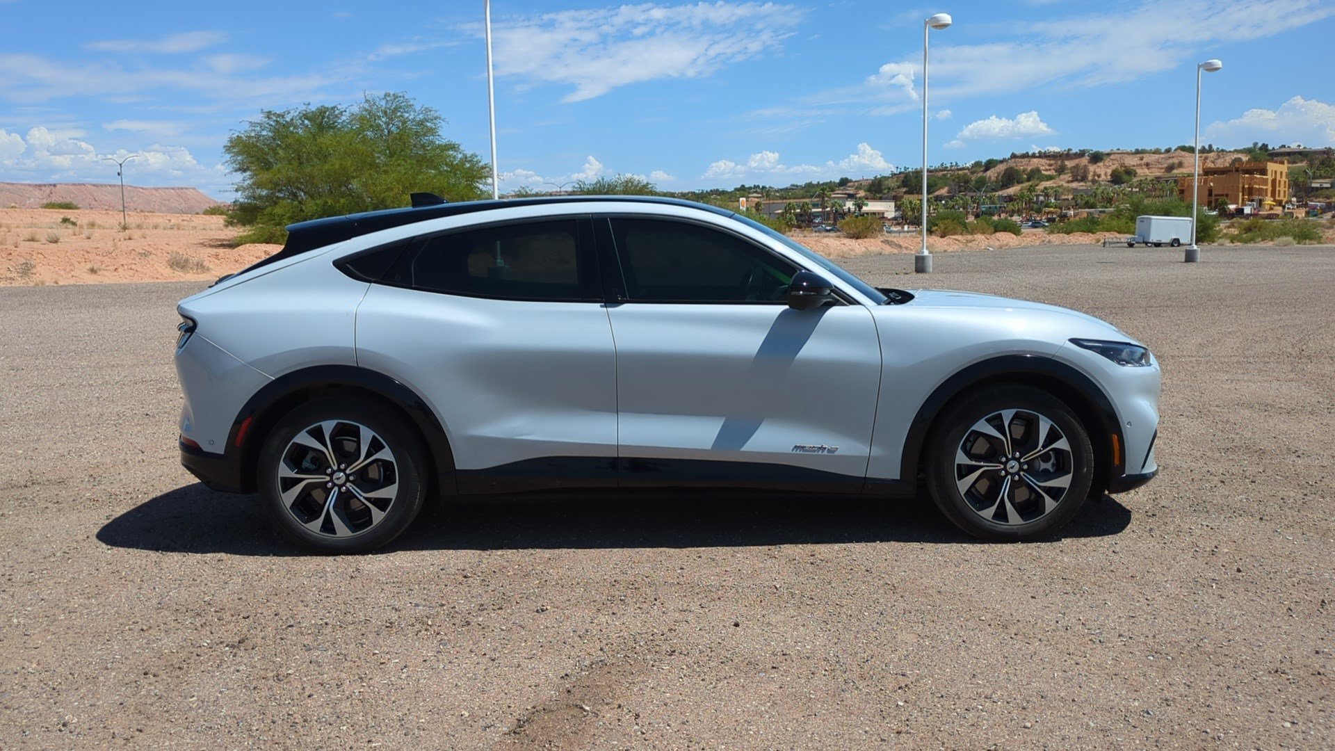 Certified 2023 Ford Mustang Mach-E Premium RWD with VIN 3FMTK3RM0PMA30990 for sale in Mesquite, NV