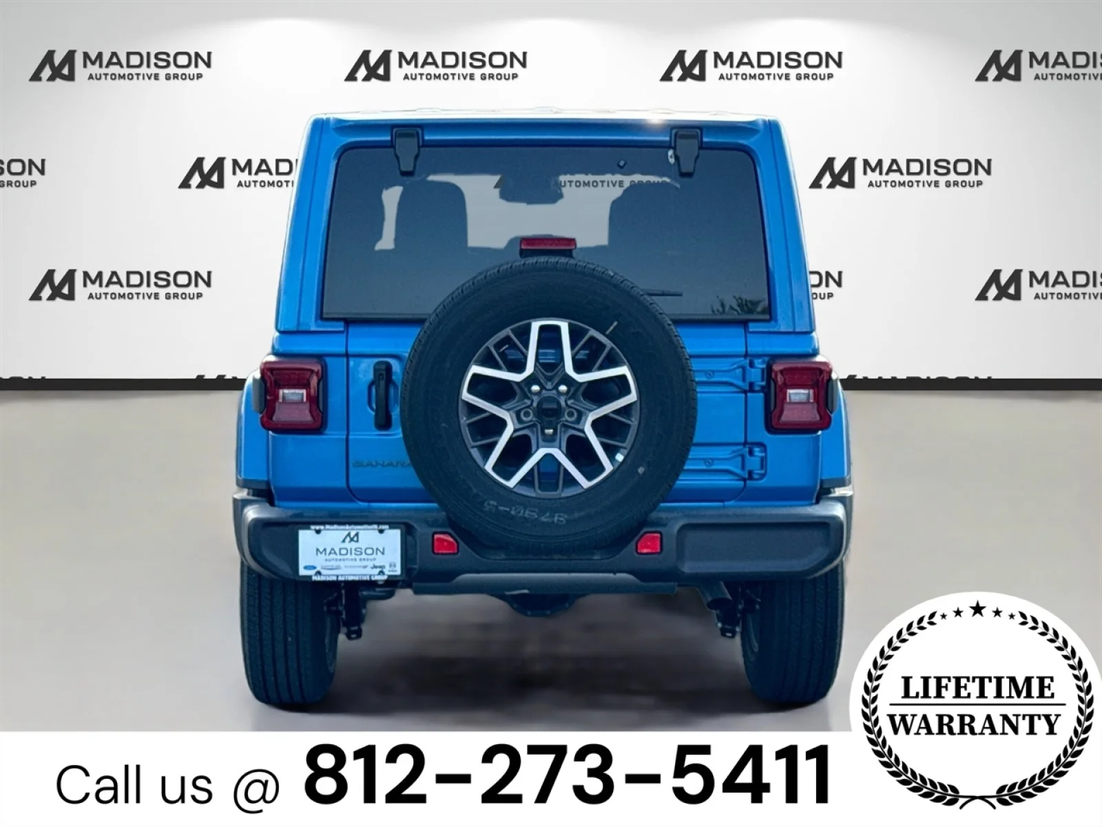 New 2025 Hydro Blue Pearlcoat Jeep Sahara image 6