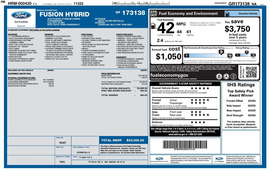 Used 2016 Silver Ford Titanium image 3