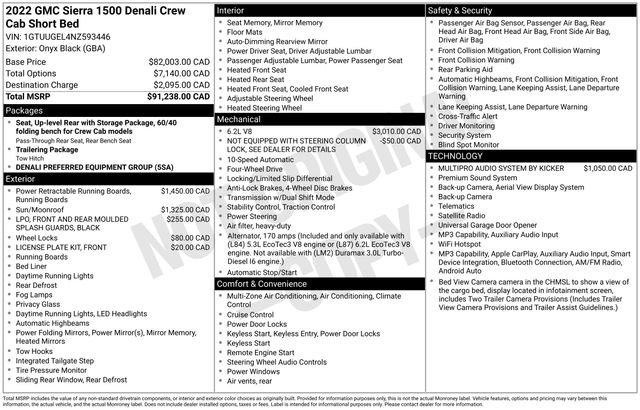 Used 2022 Black GMC Denali image 23