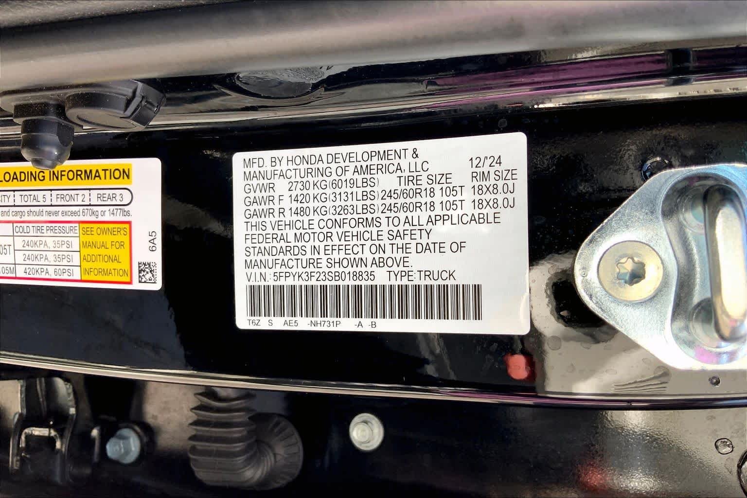 Used 2025 Crystal Black Pearl Honda Sport+ image 34