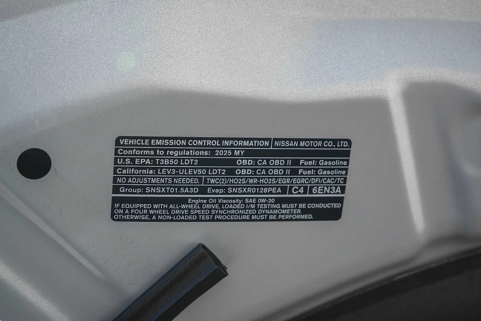 Used 2025 Brilliant Silver Metallic Nissan SV image 27