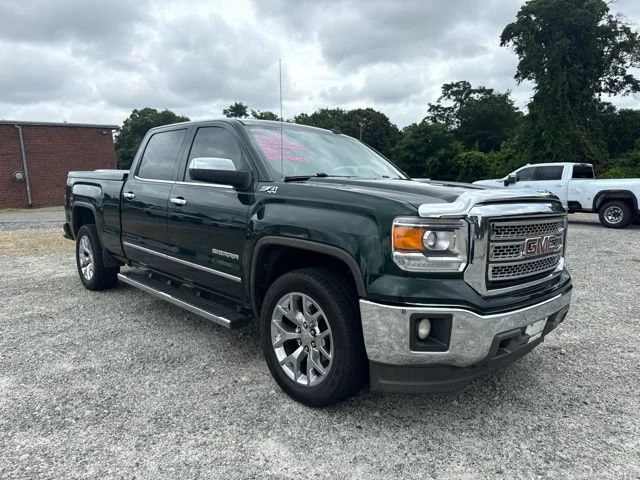 Used 2014 EMERALD GREEN METALLIC GMC SLT image 3