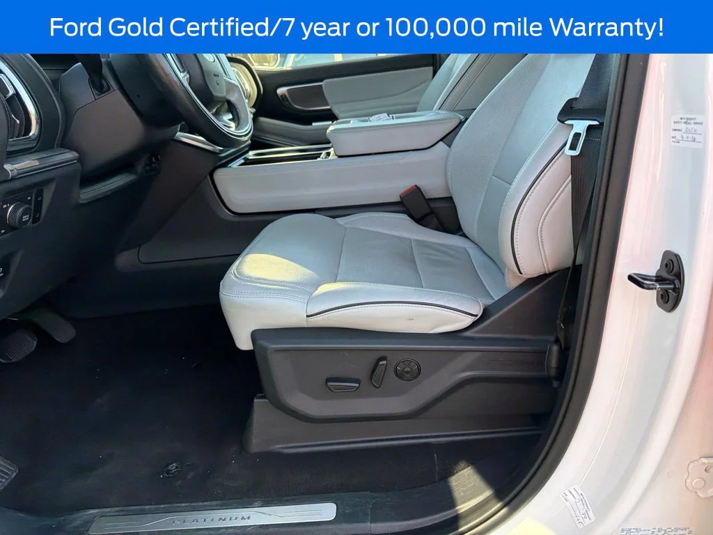 Certified Used 2025 White Ford Platinum image 22