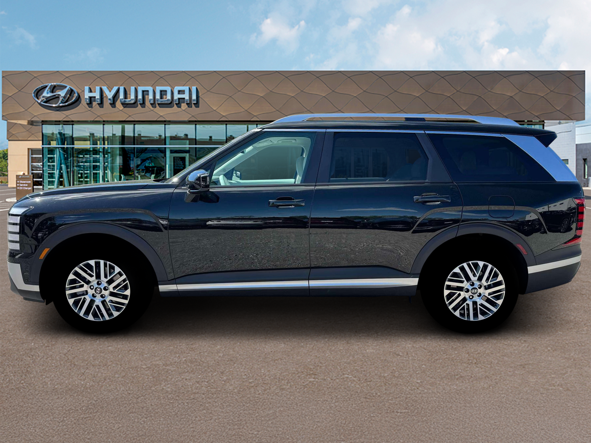 New 2026 Abyss Black Pearl Hyundai SEL AWD image 3