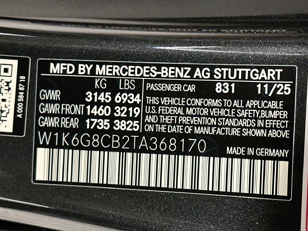 New 2026 Graphite Grey Metallic Mercedes-Benz S 63 E AMG® image 64