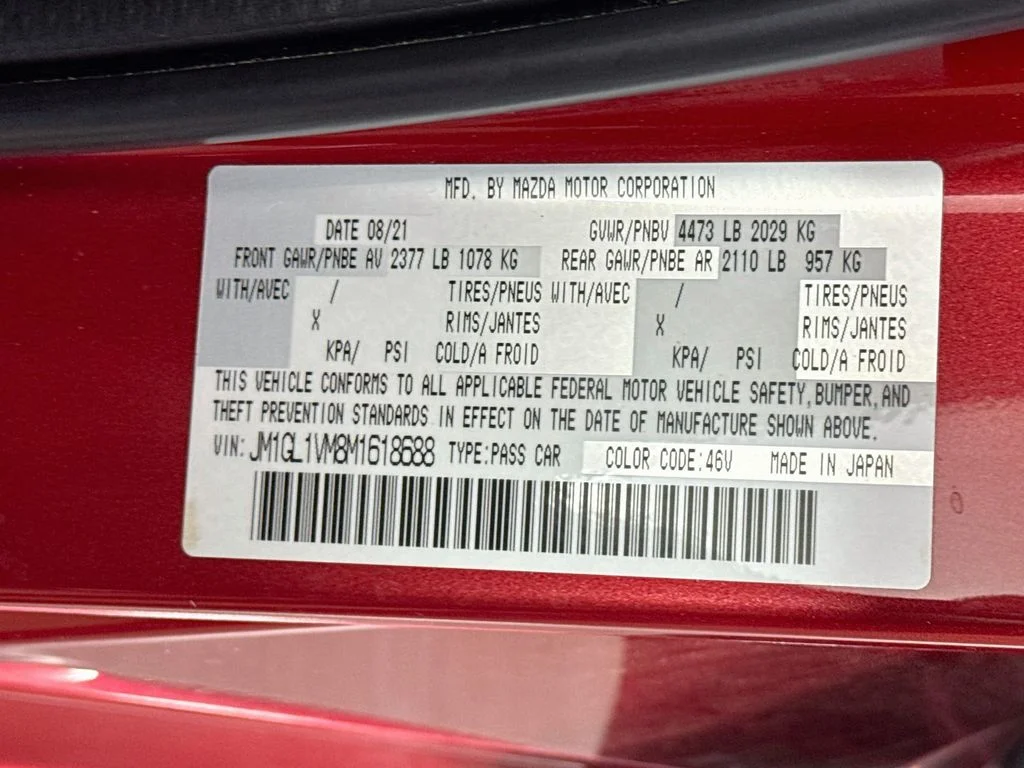 Used 2021 Red Mazda Touring image 42