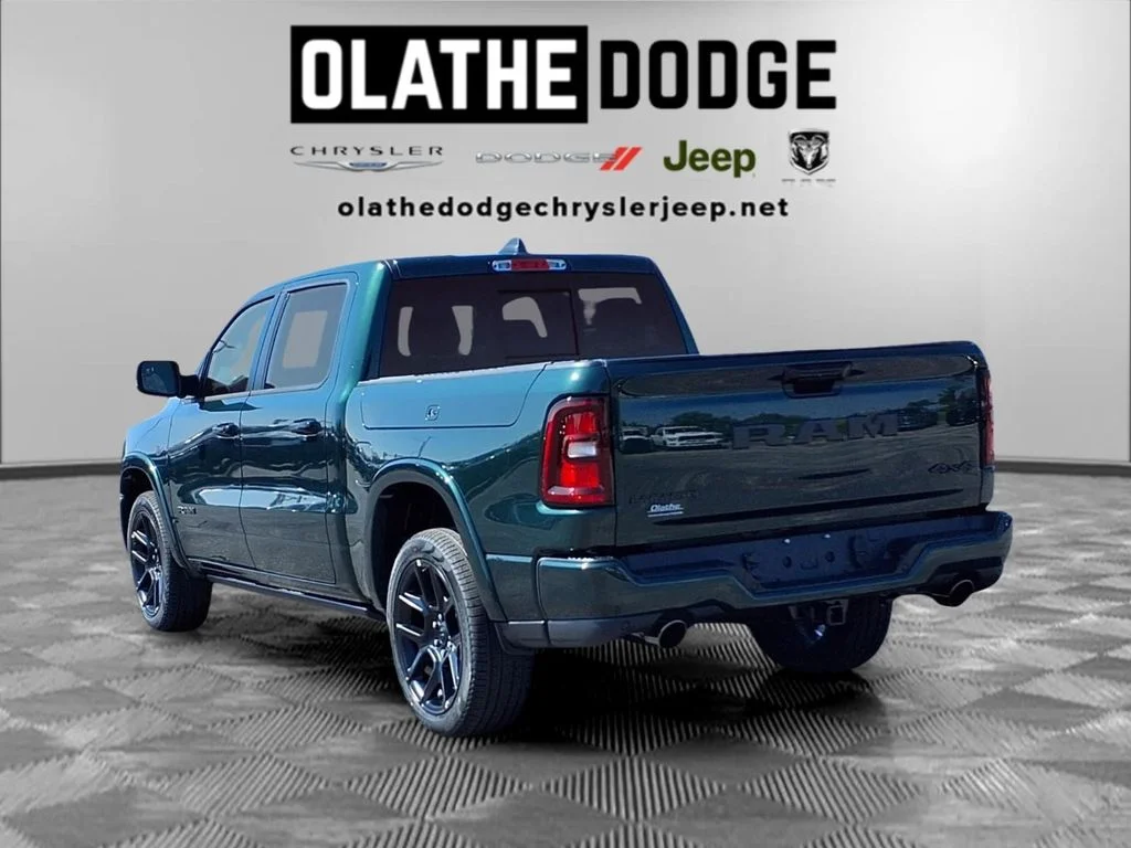 New 2027 Serrano-Green Metallic Exterior Paint RAM Laramie image 3