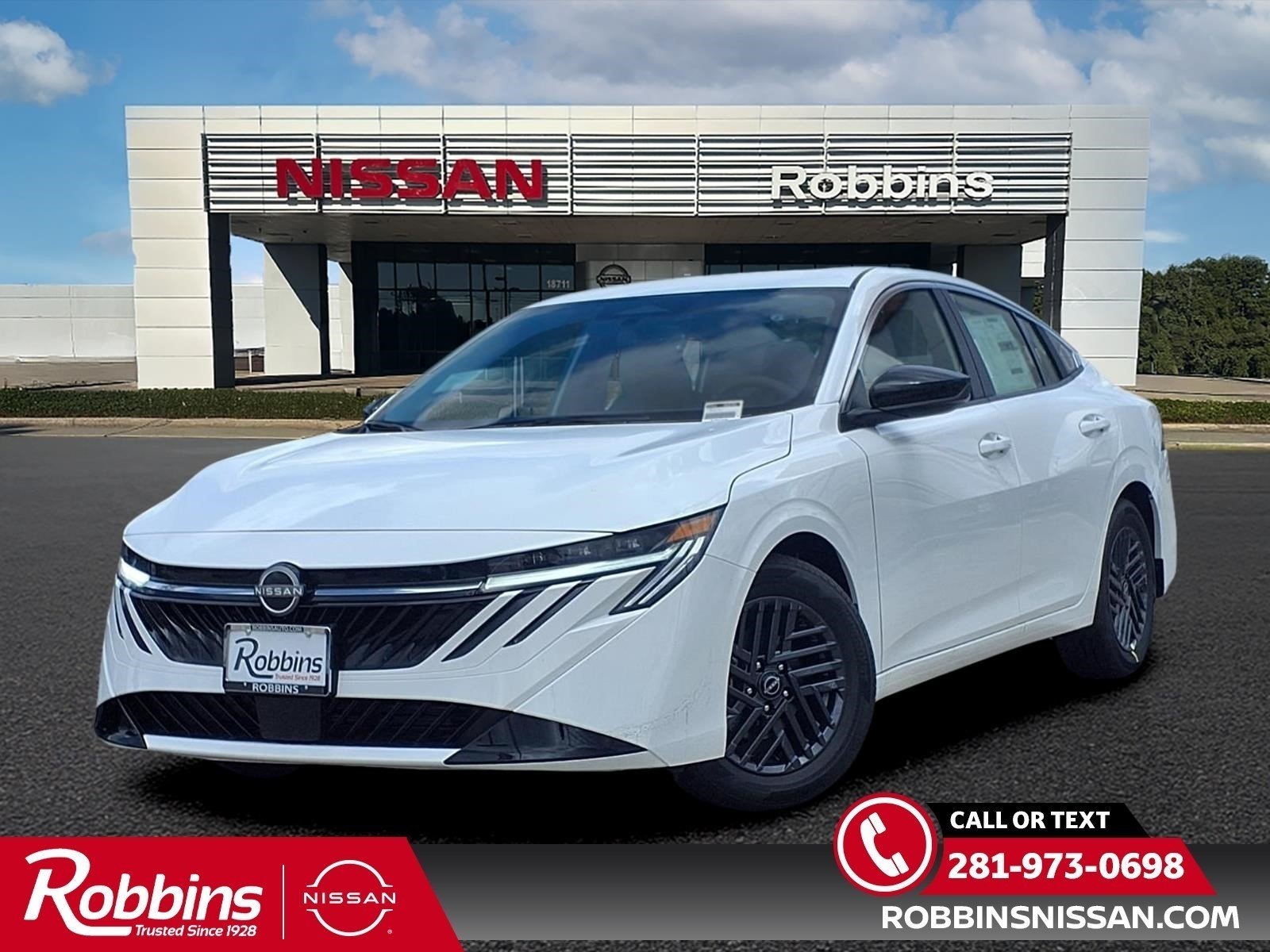 2026 Nissan Sentra SV White at Robbins Nissan