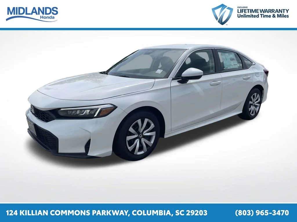 New 2026 Platinum White Pearl Honda 2WD LX image 3