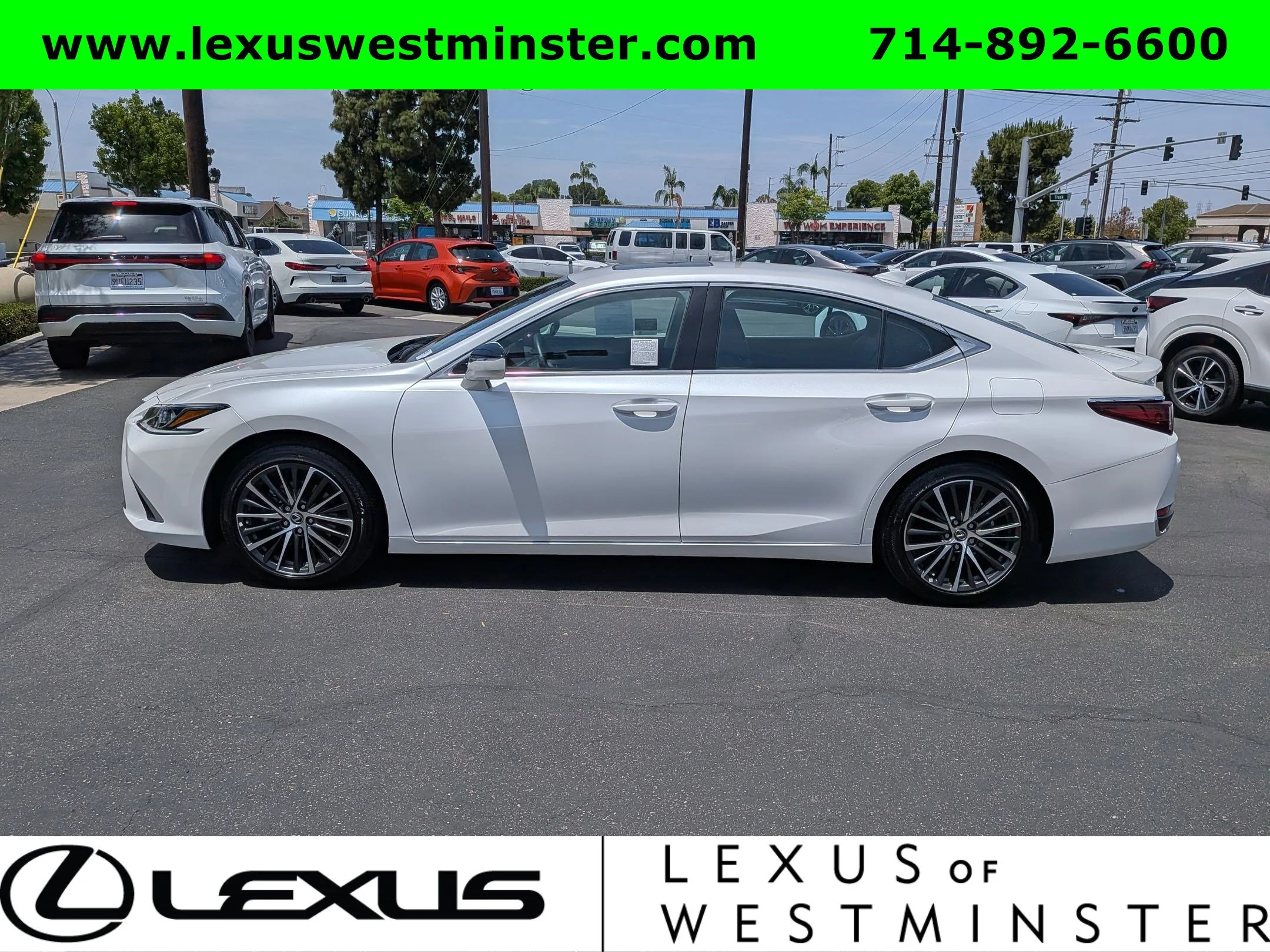 Certified Used 2025 EMINENT WHITE PEARL Lexus ES 300h image 12