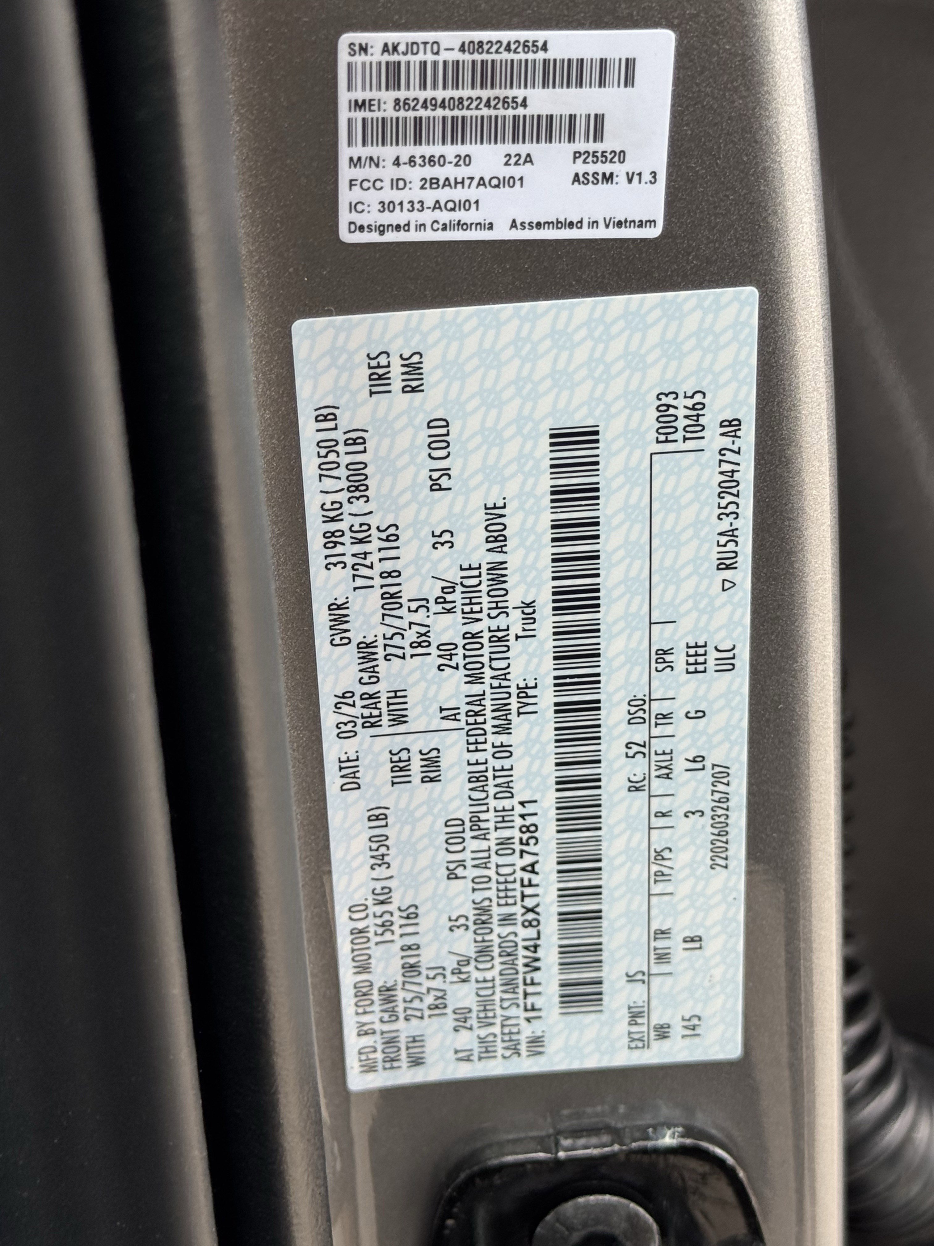 New 2026 Iconic Silver Metallic Ford Tremor image 21