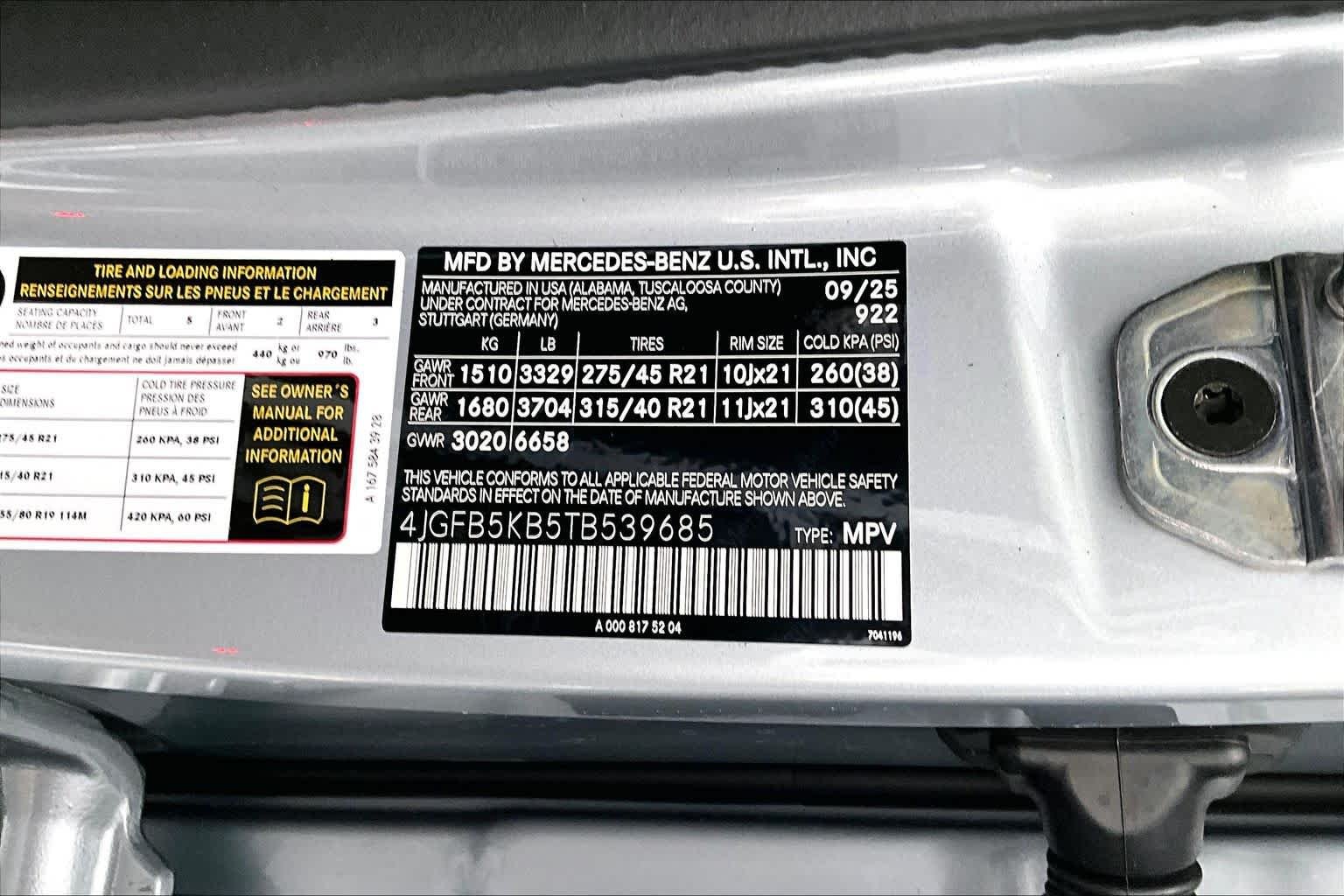 New 2026 Cirrus Silver Metallic Mercedes-Benz GLE 450 image 16