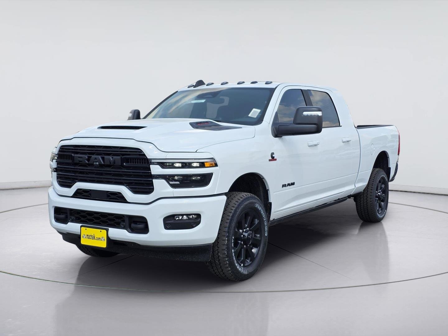 Used 2025 Bright White Clearcoat Ram Laramie image 1