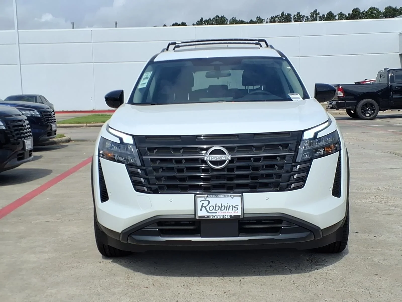2026 Nissan Pathfinder SV White at Robbins Nissan