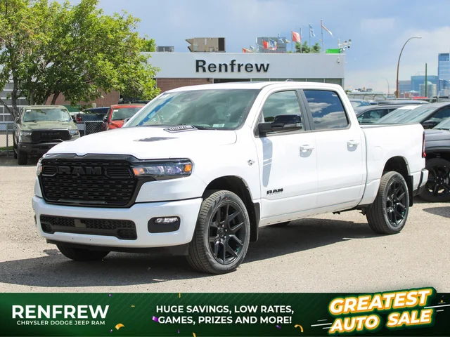 2026 RAM 1500 Sport Night* HEMI V8, Level 1 Equip Group, Panoramic Sunroof, 3,92 Rear Axle