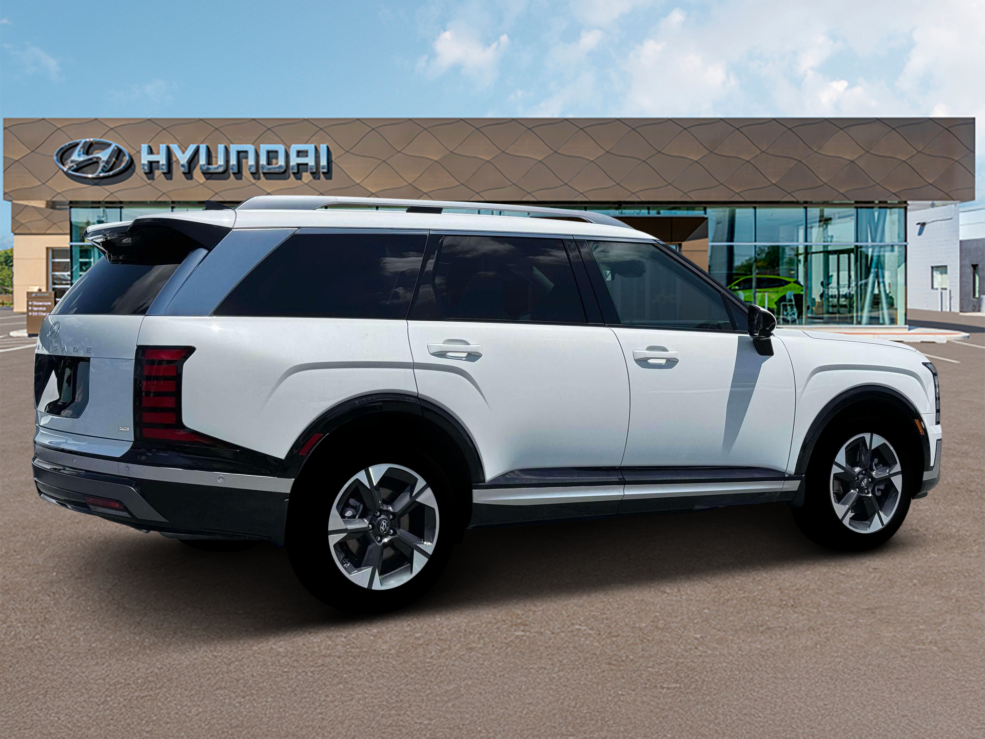 New 2026 Creamy White Pearl Hyundai Limited AWD image 8