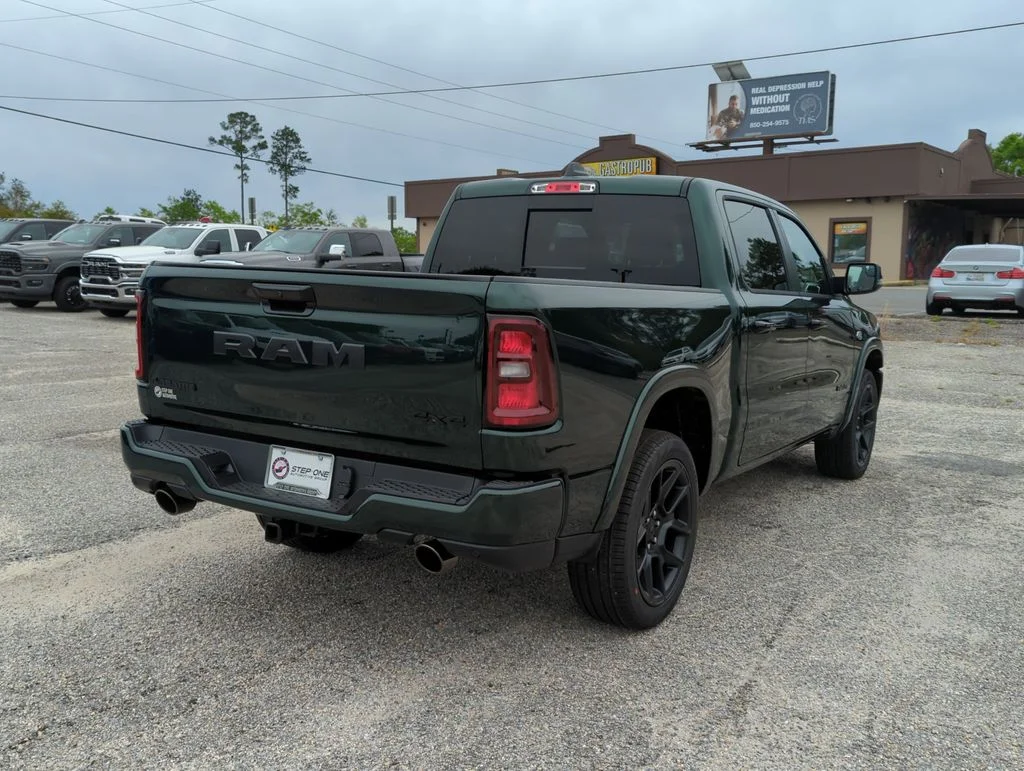 New 2026 Serrano-Green Metallic Exterior Paint RAM Laramie image 4