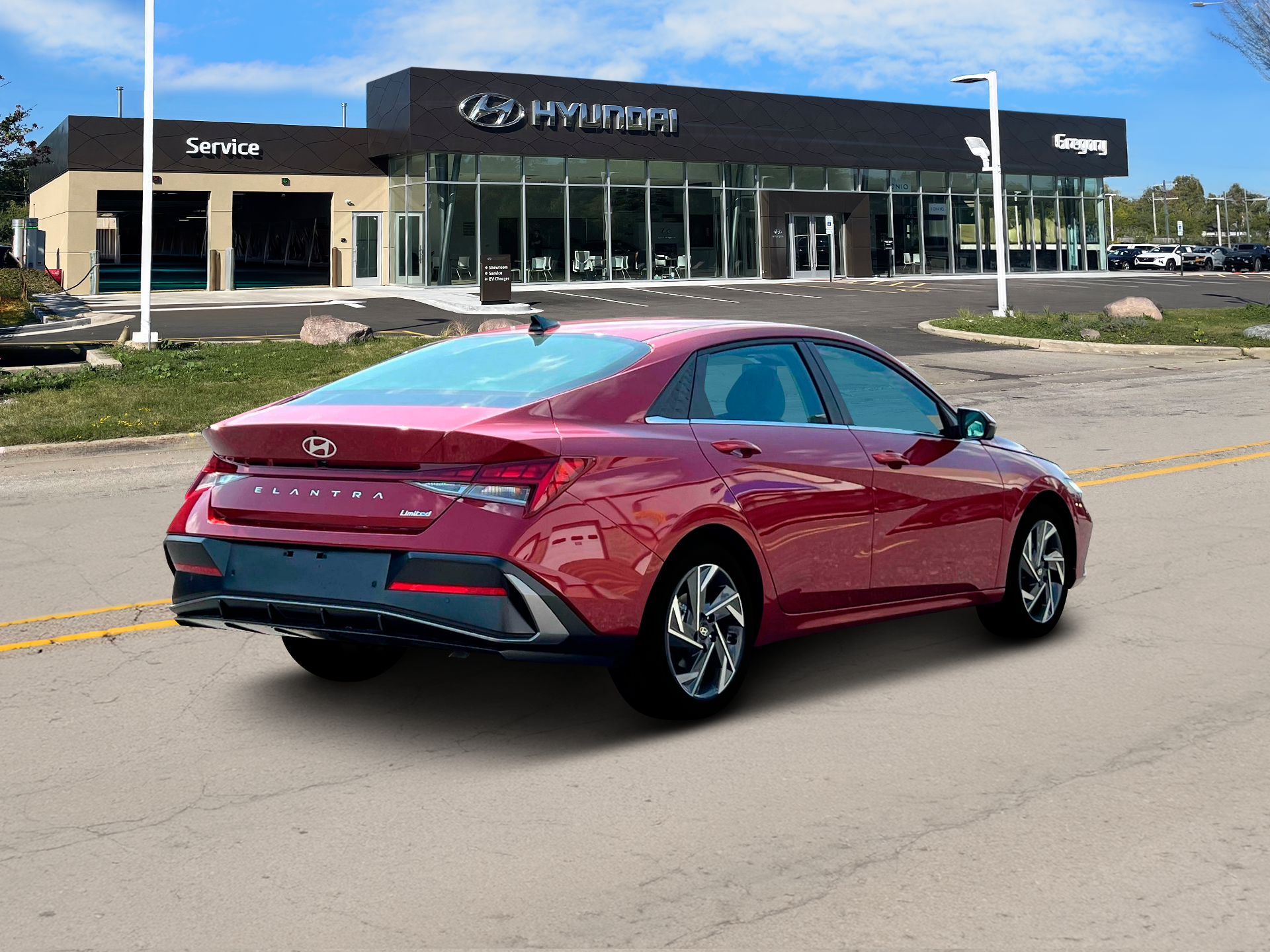 New 2025 Red Hyundai Limited image 7