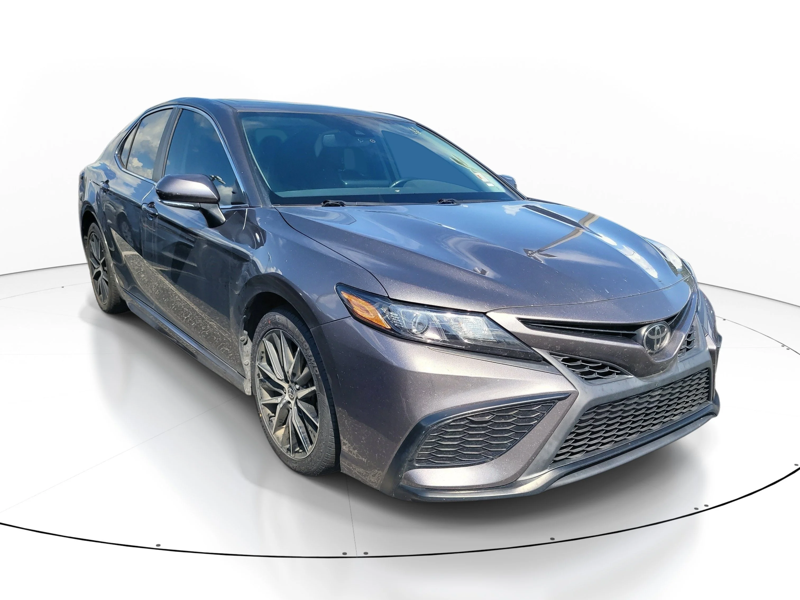 Used 2023 Predawn Gray Mica Toyota SE image 1
