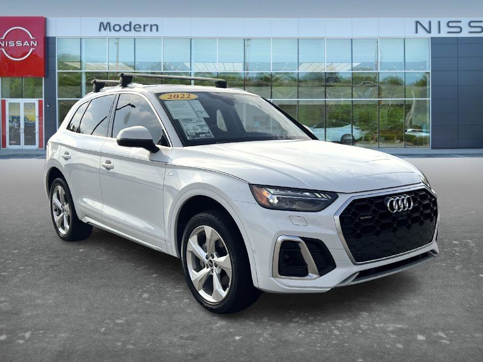 Used 2022 Glacier White Metallic Audi S line Prestige image 3