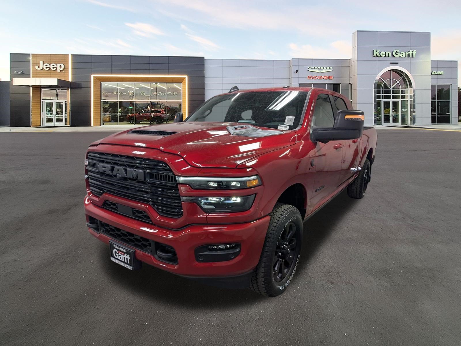 New 2026 Molten Red Pearl-Coat Exterior Paint RAM Laramie image 9