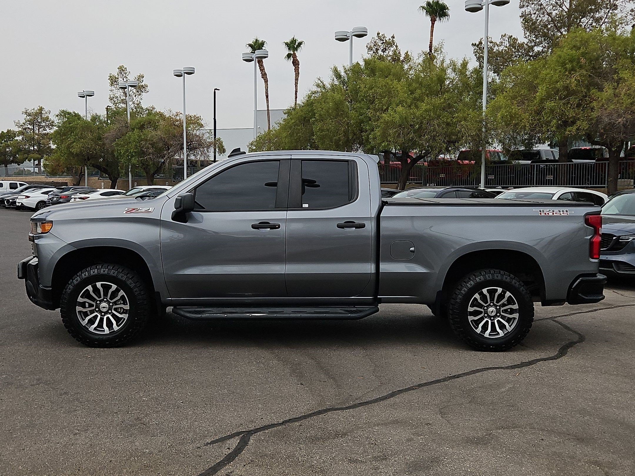 Used 2019 SATIN STEEL METALLIC Chevrolet Custom Trail Boss image 2
