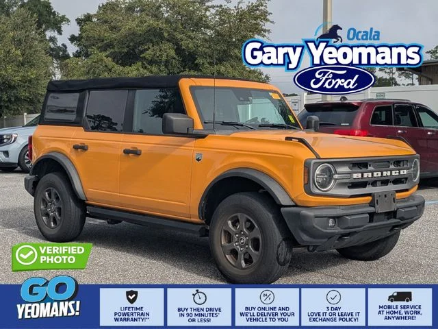 Used 2022 Cyber Orange Metallic Tricoat Ford Big Bend image 1