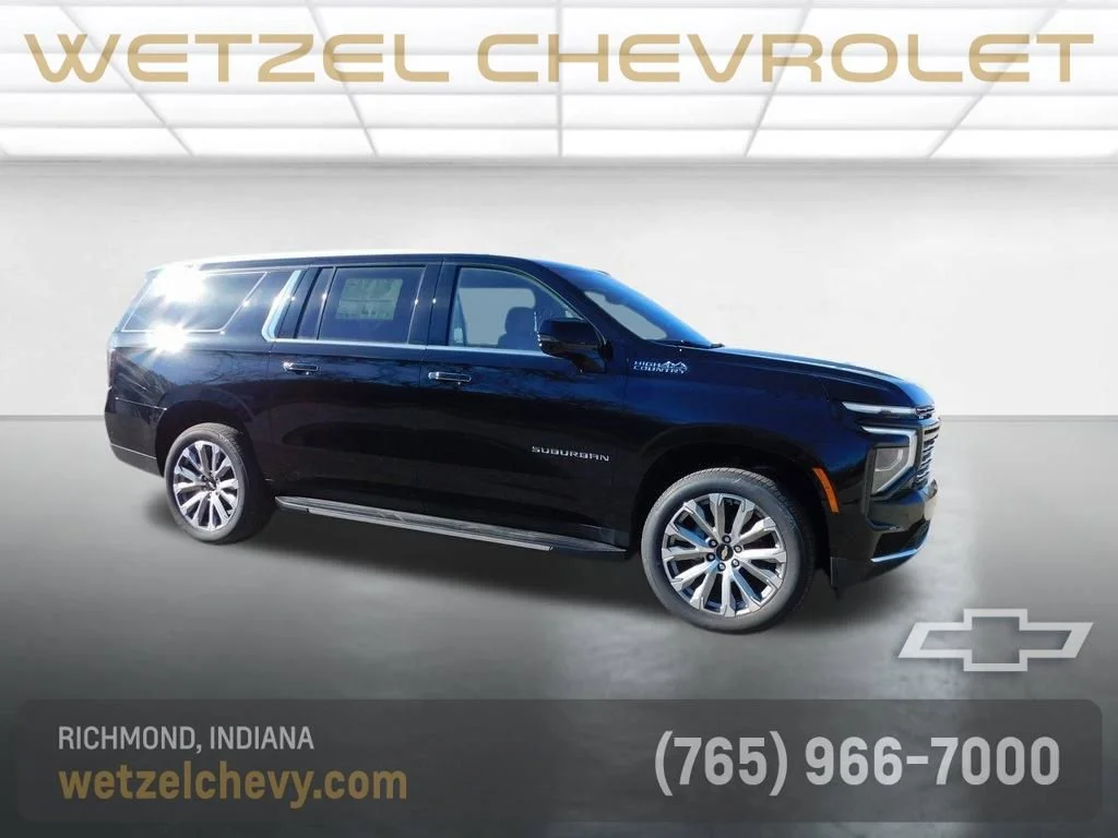 New 2025 Black Chevrolet High Country image 1
